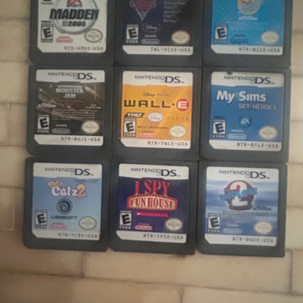 Nintendo Black and Gray Video Games Collection